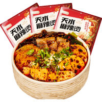 西北特产甘肃天水麻辣烫正宗甘肃网红陇萃堂天水麻辣烫方便速食355克*3袋