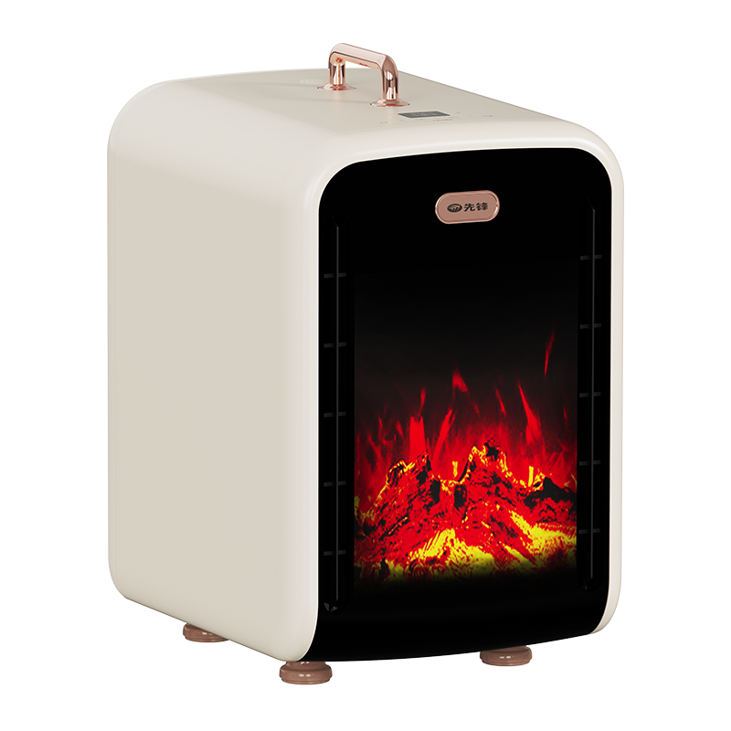 先锋取暖器暖风机家用仿真火焰壁炉热风机石墨烯客厅新款电暖气2265/DNF-TH1R