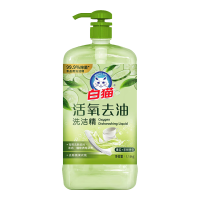 白猫活氧去油洗洁精1.15kg茶树精华滋润活氧配方去果蔬农残易漂无残留