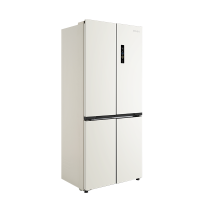 华凌神机547美的冰箱出品全自动制冰双系统一级能效60cm超薄零嵌十字对开四开门冰箱 HR-547WU