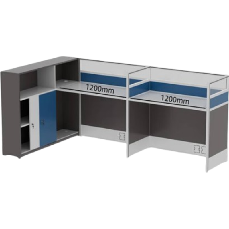 中盈惠彩 屏风工位双人组合套装 PFGWSR 1套