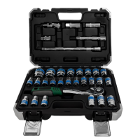 冰将 双色盒32件套筒扳手 32件套 套