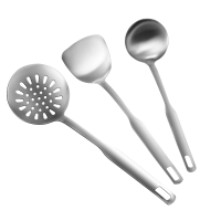苏宁宜品AO-52 3件套不锈钢铲勺套装轻巧耐用厨房必备