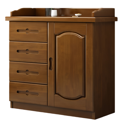 智叶舟茶水柜一门四抽90*40*80cm台