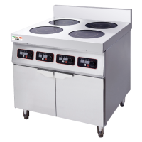 意黛斯YDS-3.5BZ4-2C 商用多头电磁炉大功率煲仔炉 砂锅花甲米粉麻辣烫立式电磁灶四眼电磁煲仔炉 4头3.5KW