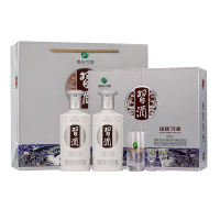 贵州习酒银质礼盒500ml*2瓶*3盒整箱装53度酱香型白酒纯粮酿造