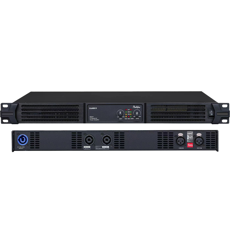 润普Runpu会议音频扩声系统 俩通道功放2*600瓦大功率立体声会议功放RP-SG6