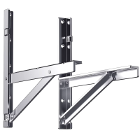 空调外机支架不锈钢加厚侧装横装架子1.5-3p适用于格力美的海尔等