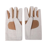 端固双层复合加内衬帆布掌心皮掌手套DG-7T/副