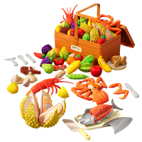 水果切切乐玩具儿童过家家水果蔬菜仿真榴莲切切乐男女孩生日1663