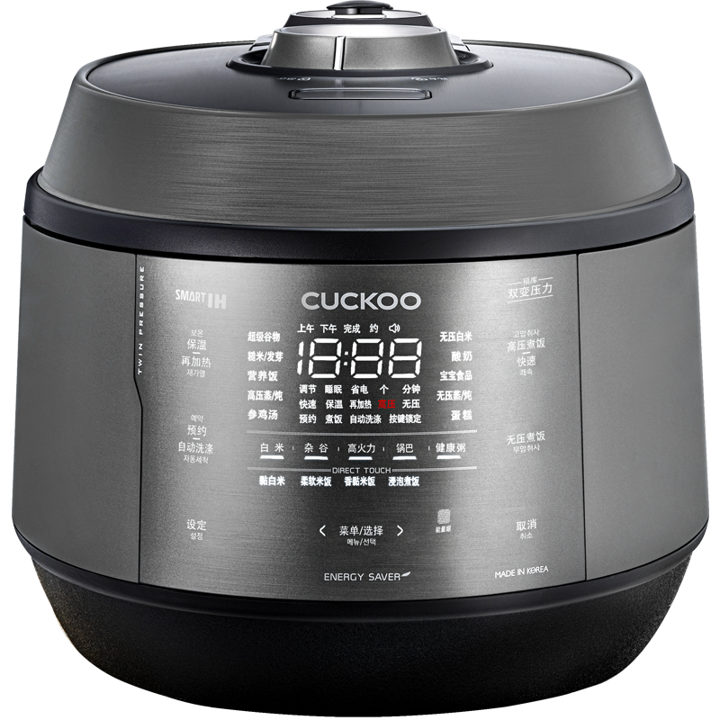 CUCKOO福库韩国进口多功能IH双压电饭煲KHTS1010FD家用高压5升2-8人份