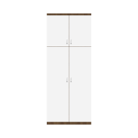 豪晨 木质顶柜二门衣柜 800*2200*500mm 个