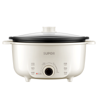 苏泊尔(SUPOR)电火锅 电煮锅 火锅专用锅 家用多功能涮肉锅 不粘分体可拆洗4L电热锅 多用途锅 H40YK757
