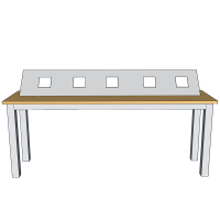 夸汌 充电桌 2400*650*950mm 张