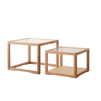 圣斯顿 茶几 S2402001 500*500*350/600*600*450mm 原木色 套