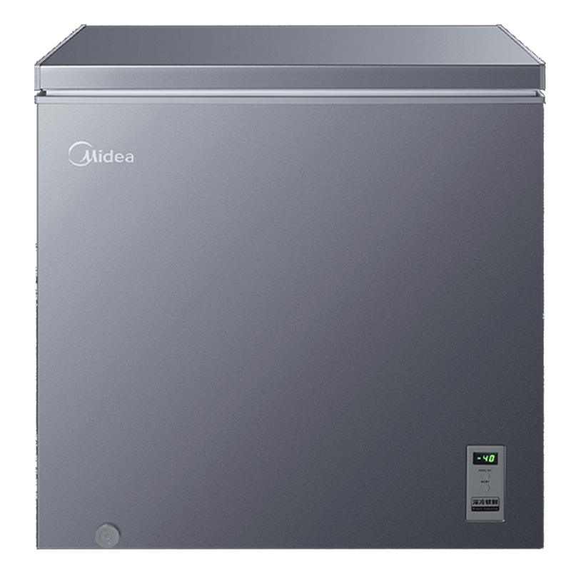 美的200升冰柜家用冷冻冷藏冷柜除霜一级节能小型冰箱BD/BC-200KEM(E)