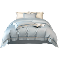 伊伊爱 100支长绒棉刺绣凯悦四件套