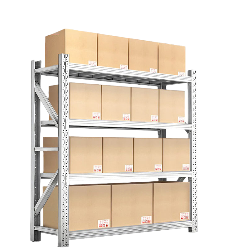 亿洛莱 中型货架材料架备品架 2000*500*2000mm四层(300kg) 组