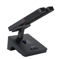 润普Runpu 国产化手拉手系统RP-YS6600S方管双杆鹅颈麦克风话筒桌面式有线手拉手话筒RP-YS6600S