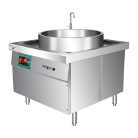 意黛斯 商用电磁大锅灶牛羊肉汤锅55型大容量卤煮熬汤电磁炉煲汤灶卤肉牛肉面锅煮肉锅YDS-55TG-12S