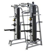 康力强KLQ004多功能史密斯机健身房深蹲架龙门架综合训练卧推架健身器材裸机+60kg杠铃片+哑铃凳