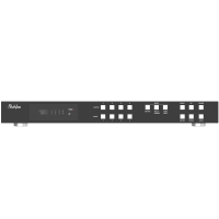 润普Runpu会议音频视频专业4进4出标准4K一体化矩阵支持内嵌音频切换视频墙画面分割矩阵RP-XN4H-4k