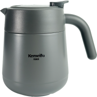 珂美芙 便携保温壶 灰色800ml 个