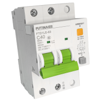 福田 窄体漏电保护开关断路器 小型家用微型断路器总闸开关空气开关带漏保 2P40A 单位:个