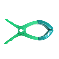 鲸轩JX-TJ002-5 塑料夹(计价单位:个)绿色