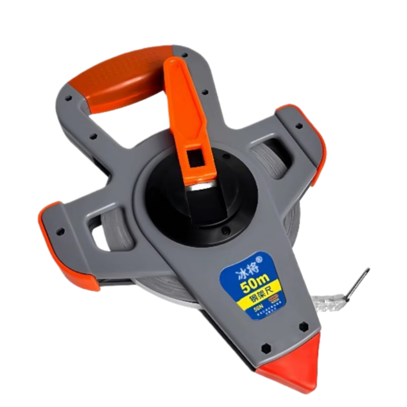 冰将 手提式钢架尺 户外防水尼龙卷尺 个