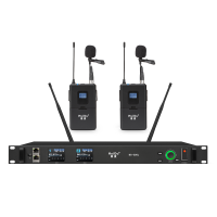 惠度(HuiDu)无线一拖二话筒领夹会议麦克风 BS-G20L(销售单位:套)