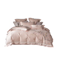 婵思 50S*2绣花蝶恋系列四件套