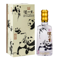 泸州老窖泸州贡保护大熊猫酒纪念版52度浓香白酒500ml*2 双瓶装