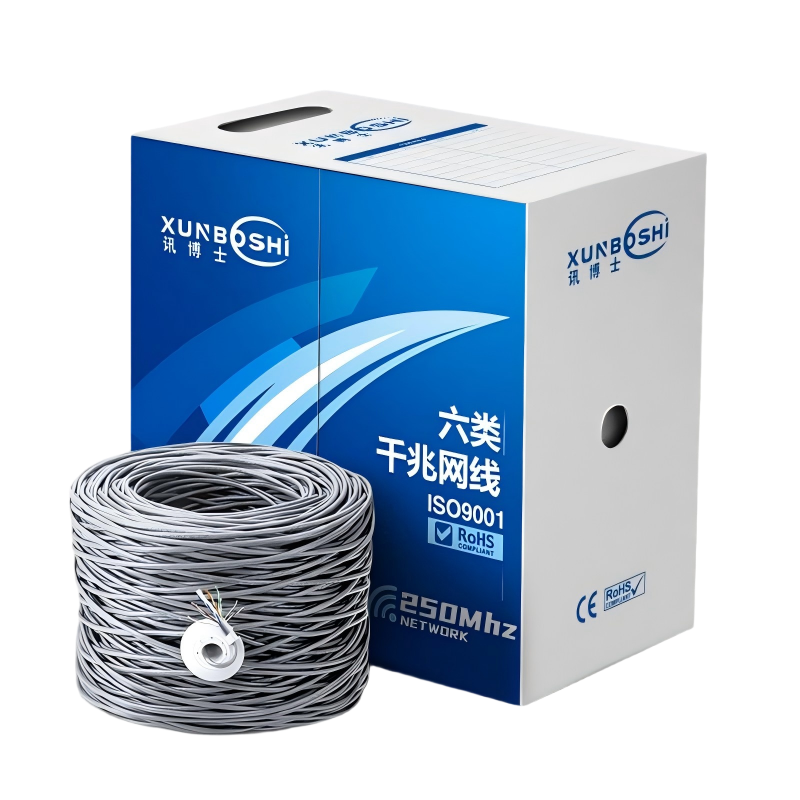 讯博士 RETHJS1300 超五类单屏蔽 网线 55米/箱 (计价单位:箱) 灰色