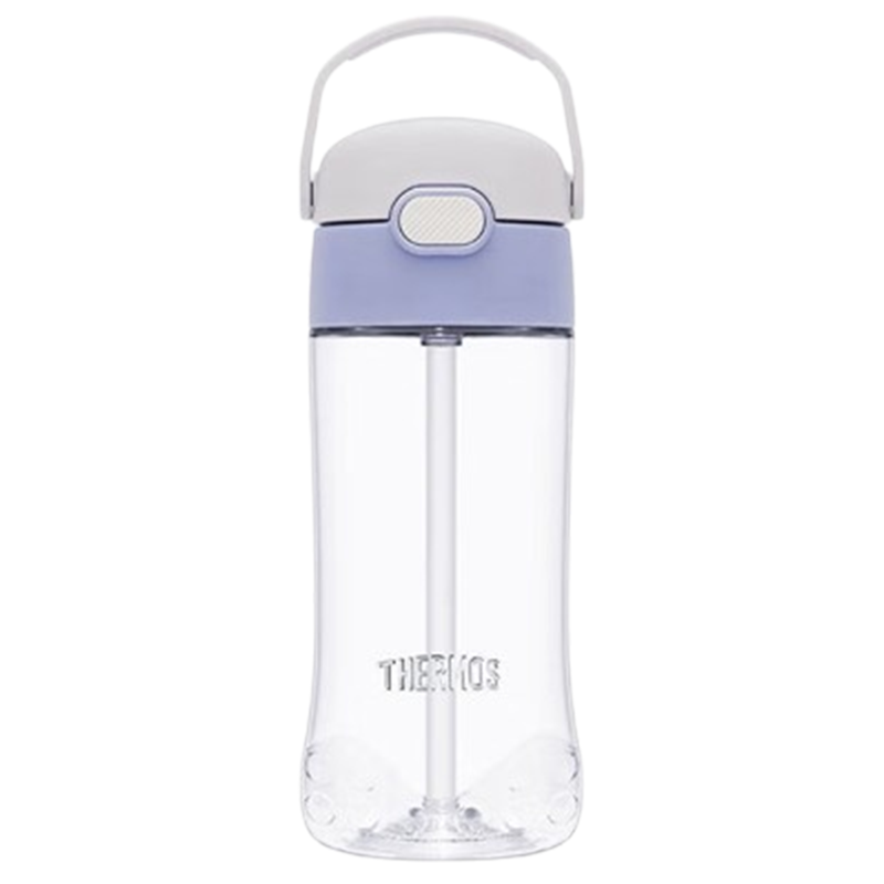 膳魔師塑料杯450ml宽大提手便携直饮口TCSQ-450(颜色随机)