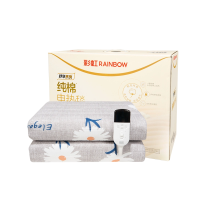 彩虹RAINBOW智能双控2人电热毯180*150厘米轻薄保暖双温调节舒适睡眠体验