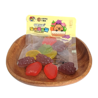 喔喔混合水果味橡皮糖散装250g婚庆结婚喜糖卡皮巴拉年货零食品
