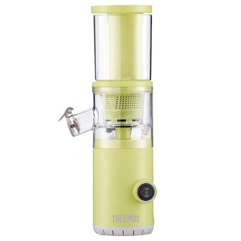 膳魔師原汁机全自动便携小巧机身低速慢压青柠黄EHA-2106A-L