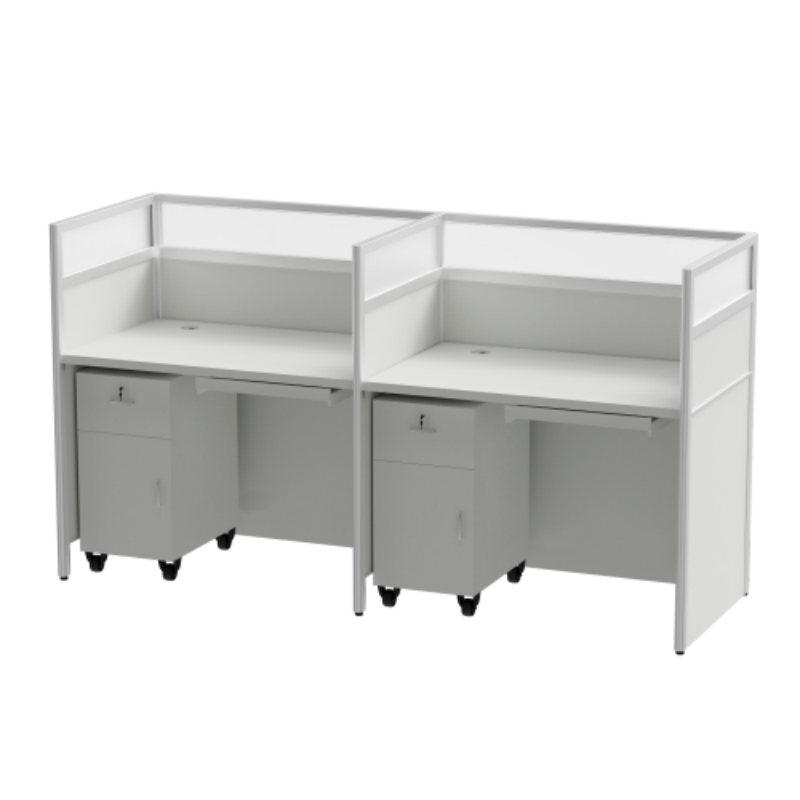 伟樽屏风工位双人位带柜220*70*125cm套