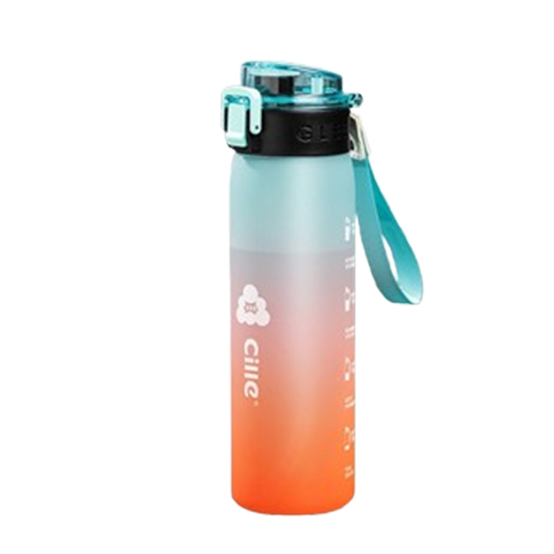 希乐塑料杯620ml大容量便携耐高温提瓜绿XL-2464-PQ