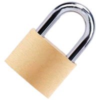 地造天成 SJ4200 30mm*20mm 单通开便捷挂锁 (计价单位:个) 黄色