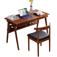 京宏运昌书桌办公桌 胡桃色 张
