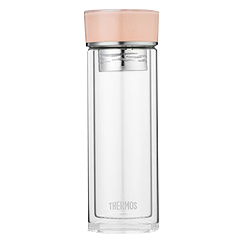 膳魔師茶杯300ml双层玻璃带过滤短茶漏TCGE-300(颜色随机)