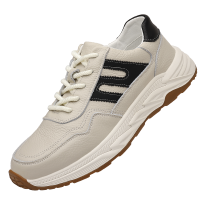 迪罗尼卡头层牛皮男鞋2025新款运动鞋男轻便休闲鞋子男士潮流跑鞋