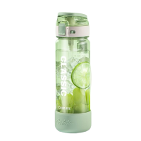 希乐塑料杯780ml便携大容量耐用莫兰迪绿XL-2516-780