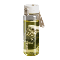 希乐塑料杯780ml便携耐用大容量奶咖白XL-2520-780