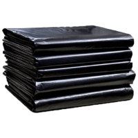 韧知 垃圾袋 黑色大垃圾袋70*90 3丝 50/扎