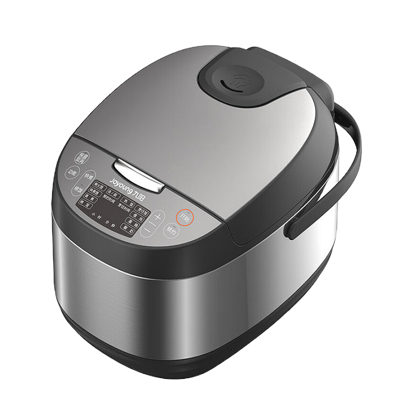 九阳方形电饭煲F40FZ-F5150底盘加热850瓦灰4L定时易熟透不锈钢内胆