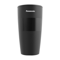 松下(Panasonic)小黑杯车载净化器小空间净化除味除病菌抑制过敏原纳诺怡水离子净味器 F-SG03P1C-K
