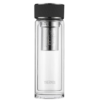 膳魔師茶杯400ml双层玻璃带过滤分体式茶漏TCGA-400(颜色随机)